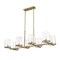 Z-Lite Callista 8 Light Island, Rubbed Brass & Clear 3032-8L-RB - alternate 8